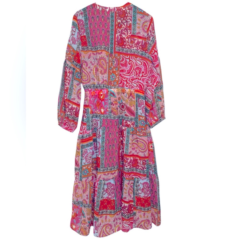 Soft Surroundings Drea Floral Patchwork Tiered Dr… - image 3